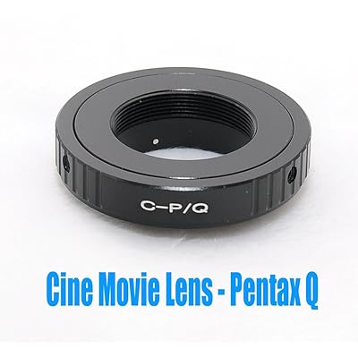 Fotasy C-Mount 16mm Cine Movie Lens to Pentax Q/Q10/Q7/Q-S1 Mirrorless Digital Camera Adapter