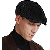 Mens Newsboy Cap Vintage Gatsby Hat Ivy Cabbie Hat Flat Golf Cap Boyfriend Gifts