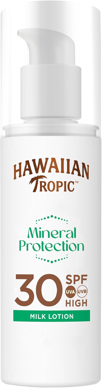 Hawaiian Tropic Mineral Protection SPF 30 Sunscreen 100ml Zinc Oxide Vegan