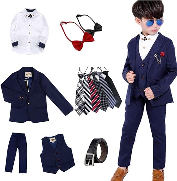 Amazon 男の子フォーマルスーツ キッズ フォーマル 子供服 チェック柄 かっこいい 入学式 七五三 卒業式 90 170 フォーマル 通販