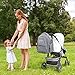 Swish Baby Diaper Bag Backpack w/Insulated Pockets and Stroller Strap - Large Waterproof Multi-Function Travel Organizer - Changing Pad, Bottle Holder and Pacifier Clip Included (Black)