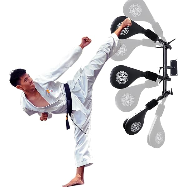 Lot De 2 Coussinets De Frappe Taekwondo Double Face - Équipement Arts Martiaux Karate Kickboxing