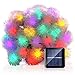 LUCKLED Chuzzle Ball Solar String Lights, 23ft 50 LED Fairy Halloween Decorative Solar Lights for Outdoor, Home, Lawn, Garden, Patio, Party Halloween and Holiday Decorations (Multi-Color)