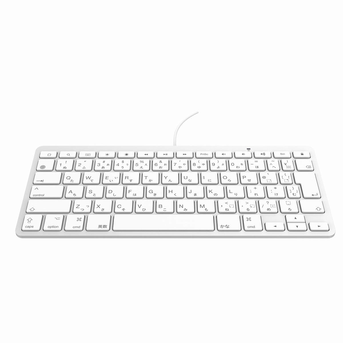 リンクスインターナショナル Apple正規MFi認証取得 JIS配列 日本語かな印字キーボード Lightning KANA-JIS Keyboard (KB-LT-KANA-JIS)商品画像
