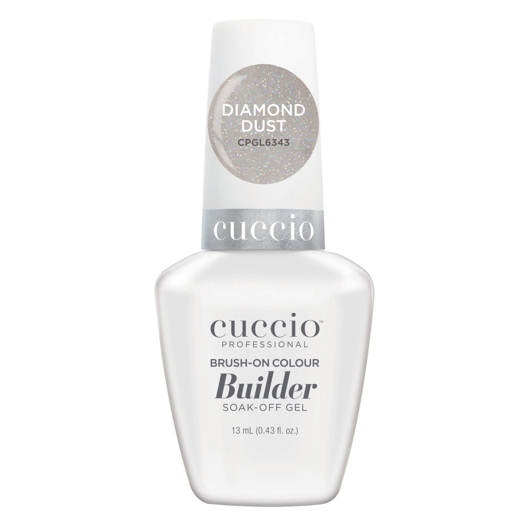 Cuccio Brush on Colour Builder Gel with Calcium LED/UV 13ml Diamond Dust