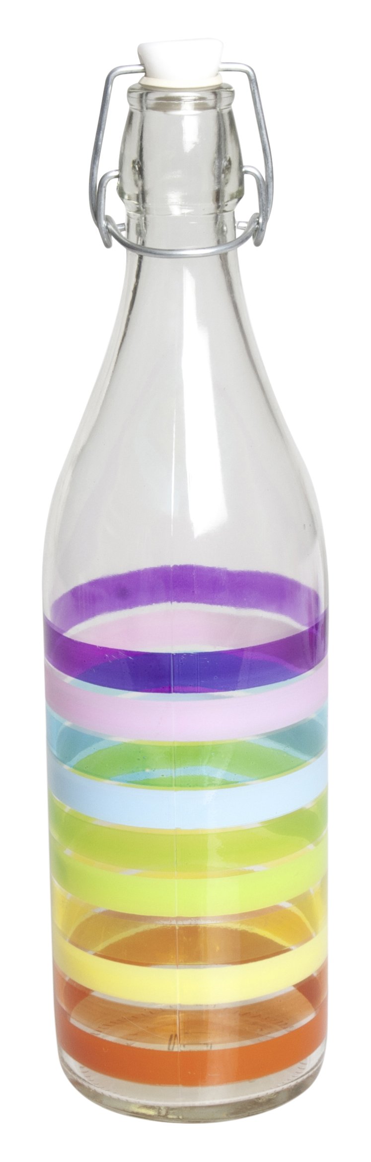 Excelsa Chic & Choc Bottle, Multicoloured, 8 x 8 x 32 cm