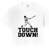 Baseball Touchdown Funny Sarcastic Baseball Touchdown Comfort Colors Crop Top