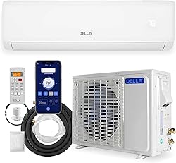 DELLA 18000 BTU Mini Split AC 21 SEER2 Cools Up to