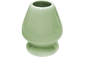 AIYICIII Matcha Whisk Holder – Ceramic Chasen Stand for Bamboo Matcha Whisk, Japanese Tea Set Accessory(Matcha Green)