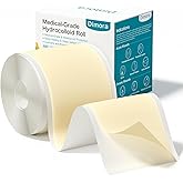Dimora Medical Grade Hydrocolloid Bandage Roll (2in*16ft), Highly Absorbent Hydrocolloid Dressings for Wound Care, Burn, Blister, Pimple Patches for Acne Care, Waterproof & Cut to Size