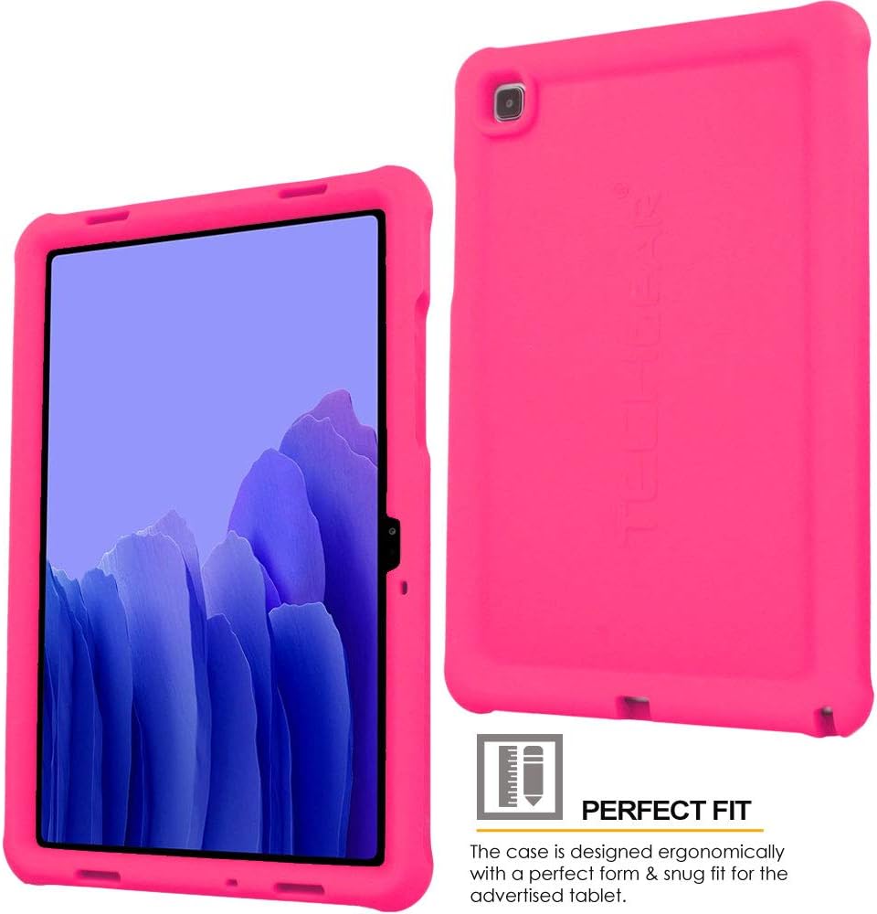 TECHGEAR Bumper Case fits Samsung Galaxy Tab A7 10.4" 2022/2020 (SM-T500 / SM-T505 / SM-T509) Rugged Shockproof Soft Silicone Easy Grip Anti-Slip Case with Screen Film - Image 5