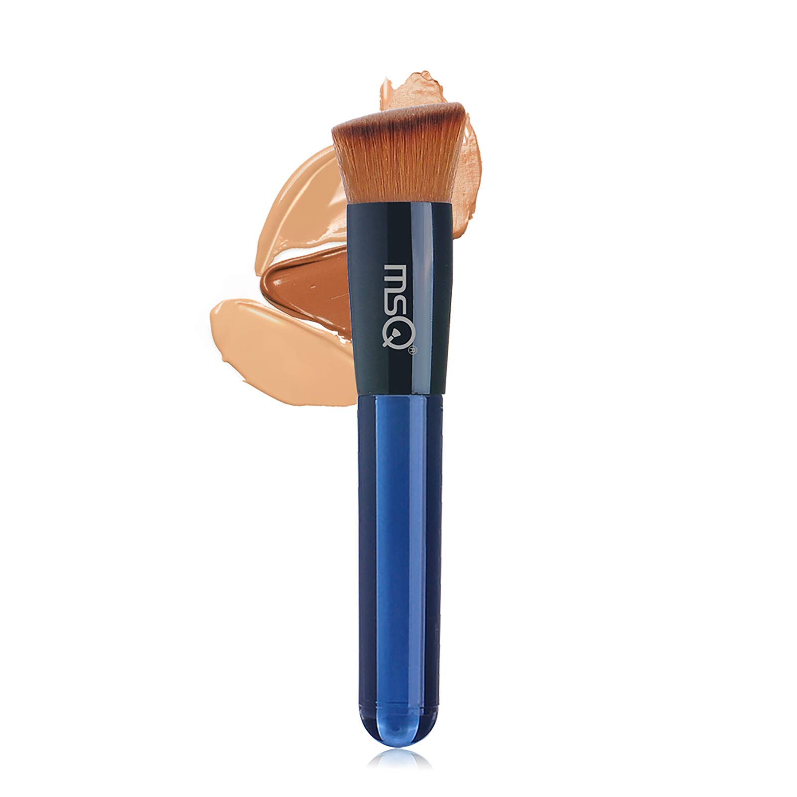 MSQ Makeup Brush Foundation Kabuki Flat Top Face Flawless Foundation Brush Prefect For Blending Liquid, Cream, Buffing Stippling Concealer Premium