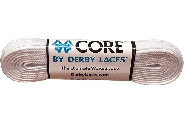 Derby Laces CORE narrow waxed skate laces