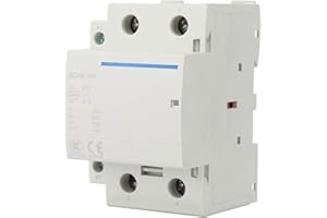 ZenithAur AC Contactor 100A 2 Pole 2NO Household Modular Contactor DIN Rail Mount for Quiet Energy Saving Building Electrical
