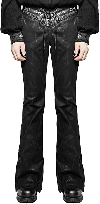 bootcut leather pants mens