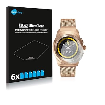 savvies Protector Pantalla Compatible con MyKronoz ZeTime ...