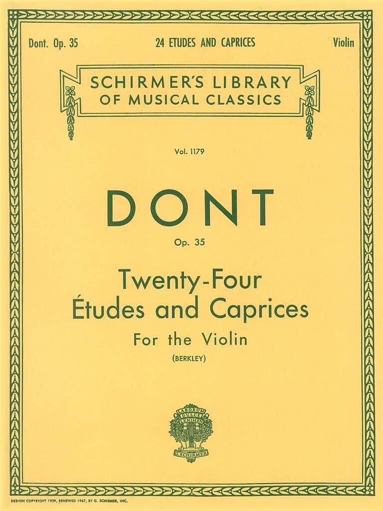 24 Etudes And Caprices, Op. 35 for the Violin