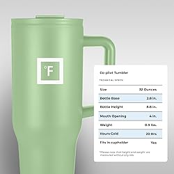 IRON °FLASK Co-Pilot Insulated Mug w/Straw & Flip