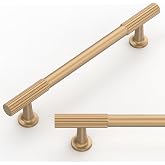 Talentedeco 10 Pack Champagne Bronze Cabinet Pulls 5 Inch(128mm) Kitchen Cabinet Handles Cabinet Hardware for Drawer Pulls