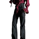 Zenrave Ouji Fashion Pants Vkei Jfashion Gothic Victorian Clothes | Medieval Renaissance,Visual Kei,Casual,Retro, Goth, Femboy Outfit, Vampire, Steampunk,Streatwear