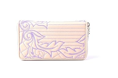 Versace Geldbörse DPDD135DNAR4 Vanitas Barocco, Größe:one-size;Farbe:Natur/Lila/Gold