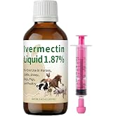Poxo Ivermectin for Horses(Liquid) &ndash; Apple Flavor, Safe for Horses, Poultry &amp; Other Livestock of All Ages,3.4 fl oz
