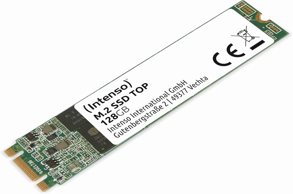 Intenso 3832430 Performance 128GB M.2 SATA III Internal SSD 520MB/s Read