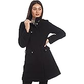 Fleet Street Ltd. womens Wool Casmere Walker Jacket With Belt Detail
