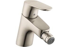 hansgrohe Focus Single-Hole Bidet Faucet with Lever Handle in Brushed Nickel, 1.5 GPM, 31920821