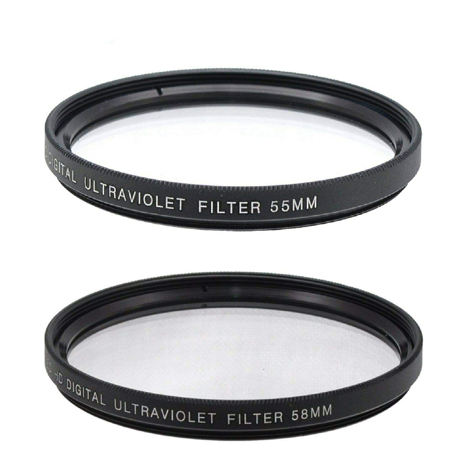 55mm and 58mm MultiCoated UV Protective Filter for Nikon D3500, D5600
