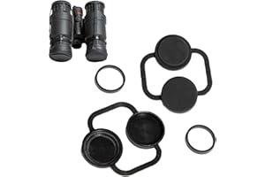 CHESTNUT-YX FMA Tactical Rubber Lens Cover for AN/PVS31 Dummy Night Vision Goggle Model Lens PVS31 NVG Lens Protective Cover Apron Soft Rubber Lens Caps Objective Optics Protection Covers