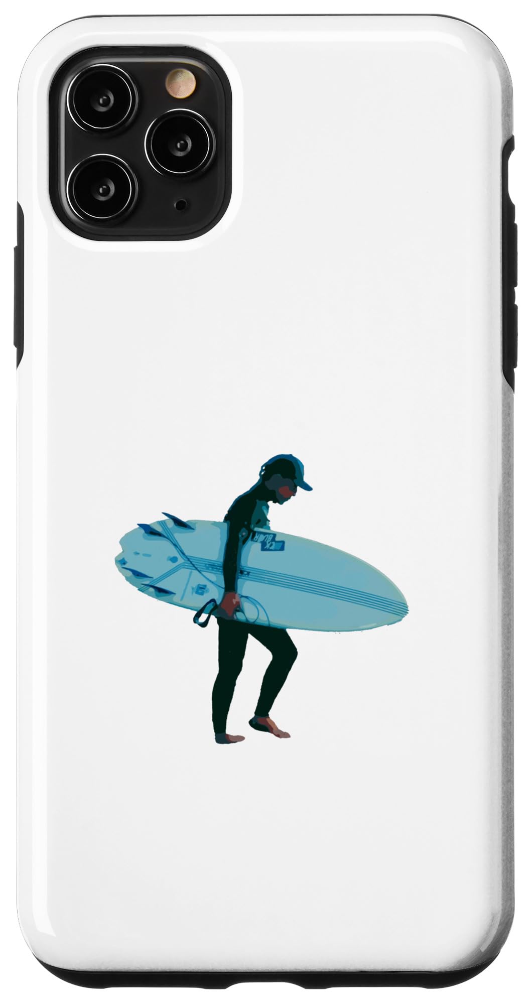 iPhone 11 Pro Max Surfer Silhouette Beach Time Fun Case