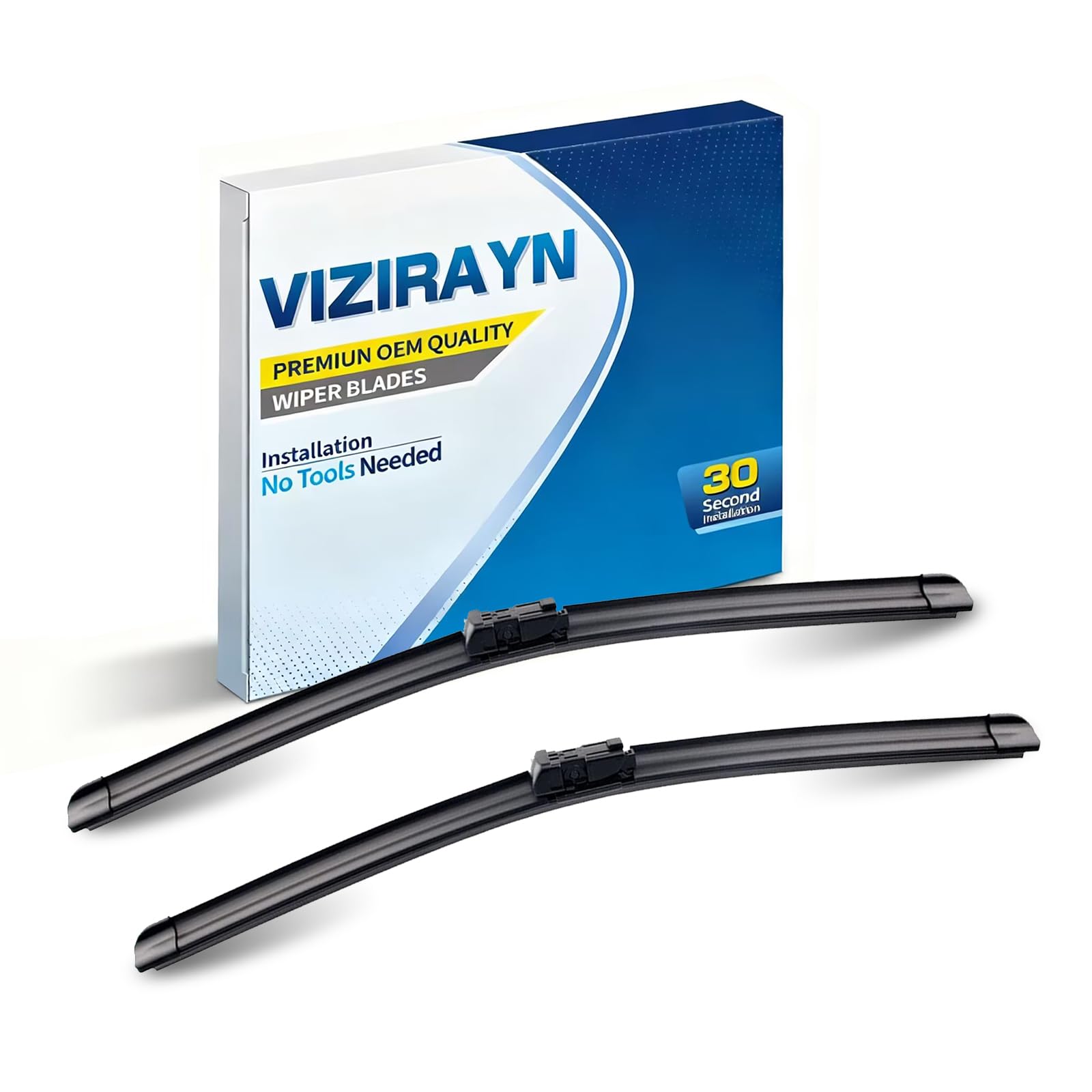 Photo 1 of 2 pcs 26" 21" Front Windshield Wiper Blades,VIZIRAYN Replacement for Lexus RX350/RX450h 2016-2023,(Pack of 2) OEM Quality, All-Season