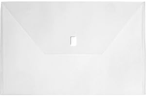 Lion Design-R-Line Poly Oversized Project Envelope, 11 X 17-Inch, Clear, Pack of 6 (60205-CR-6P)