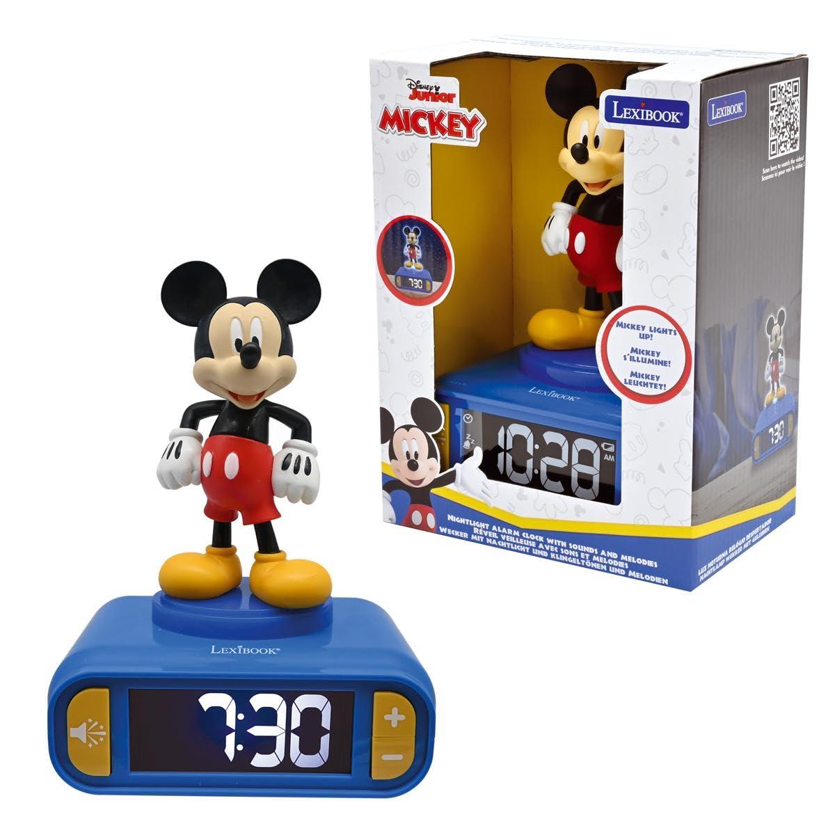 LEXIBOOK, Mickey Nightlight Al...