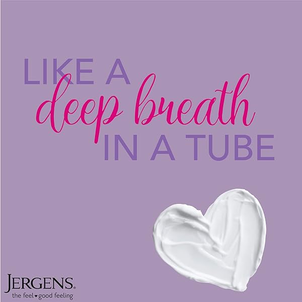 JERGENS LAVENDER BODY BUTTER HAND AND BODY LOTION, MOISTURIZER FOR WOMEN, WITH ESSENTIAL OILS FOR INDULGENT MOISTURIZATION, 7 OZ