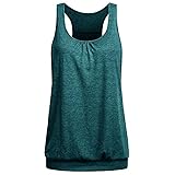Toimothcn Womens Sleeveless Yoga Vest Loose Casual