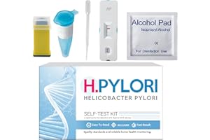 CENNYO H Pylori Test Kit, High Accuracy Helicobacter Pylori Test Kits, Fast Result in 10-15 mins, Easy to Use at Home