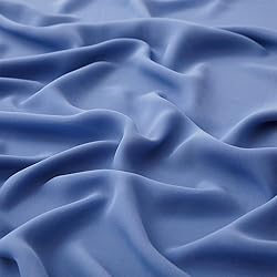 MaiMaiSuan 60" Wide Dusty Blue Chiffon Fabric by
