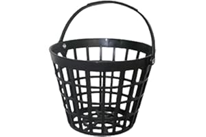 Aosekaa Golf Ball Basket with Handle, Portable Golf Range Bucket Storage Organizer Golfball Container for Outdoor Sports