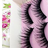 Big sale!False Eyelashes,BeautyVan Fashion 5 Pairs Fashion Natural Handmade Long False Black Makeup Eyelashes