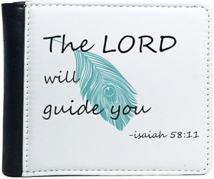 Diythinker Homme Bible Citation Paroles Encourageantes Bifold Wallet Faux Flip En Cuir Carte Multi Fonction Porte Cadeau Multicolore Amazon Fr Cuisine Maison