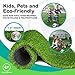 SavvyGrow Artificial Grass for Dogs Pee Pads - Premium 4 Tone Puppy Potty Training, Easy to Clean with Drain Holes - Fake Astro Turf Dog Mat Pad – Non Toxic for Pet (Many Sizes)(2.3 ft x 3.3 ft)