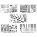 Bundle Monster 5pc Blogger Collaboration Nail Art Polish Stamping Plates