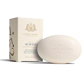 Caswell-Massey Almond Natural Bar Soap for Men &amp; Women, Moisturizing Body Soap Bar for All Skin Types, Made with Essential Oils &amp; Plant-Based Formula for Soft Skin, Made in USA, 5.8 oz