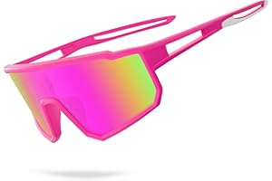 Derowern Kids Baseball Polarized Sunglasses Sports TR90 Lightweight Frame Sun Glass for Boys Girls Age 6-14 Softball Cycling