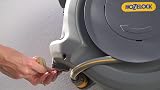 Hozelock Pro 20M Auto Reel Garden Hose White Wall Mounted Rewind 180° Pivot view 8