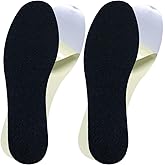 2 Pairs of Adhesive Insoles That Absorb Sweat and Always Stay in Place for Mules Garden Shoes Nurse Clogs Sockless Shoes (Large)