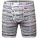 JINSHI Mens Underwear 5 Pack Soft Flex Bamboo Trunks Active Long Leg Boxer Briefs Size Large