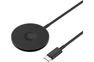 OneSnap Magnetic Wireless Charger (2026), Compatible with MagSafe, Compatible with iPhone & Apple Watch Charger, 15W Power, S